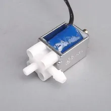 5 шт. DC5v 6V двухпозиционный трехполосный электронный электромагнитный клапан для выхлопа воздуха