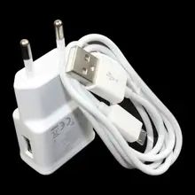 100 шт./лот USB ЕС Plug Зарядное Устройство+ Кабель Micro Usb Для Samsung galaxy S4 S3 S5 S6 Huawei для LG смартфон