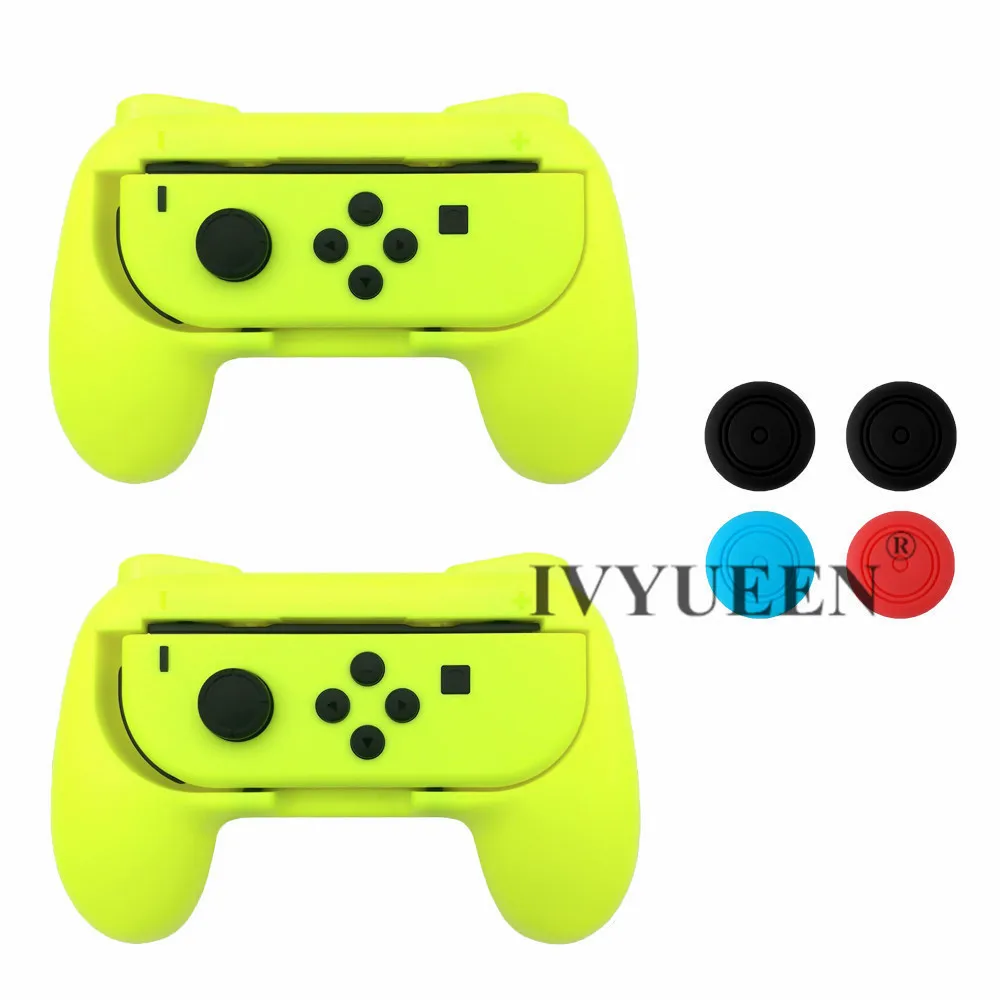 IVYUEEN 2 шт Обновление версии контроллер ручки для пульта Nintendo NS NX Joy-Con консоль Joy Cons держатель-синий/зеленый