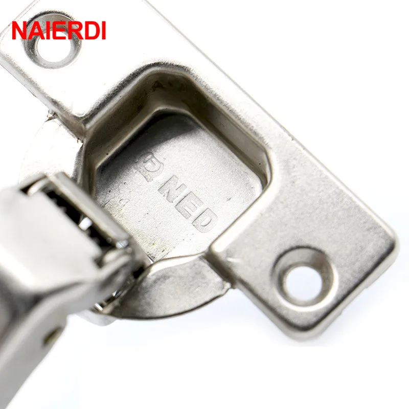NAIERDI 45 درجة الزاوية أضعاف باب خزانة بمفصلات 45 زاوية المفصلي الأجهزة للمنزل المطبخ الحمام دولاب مع مسامير