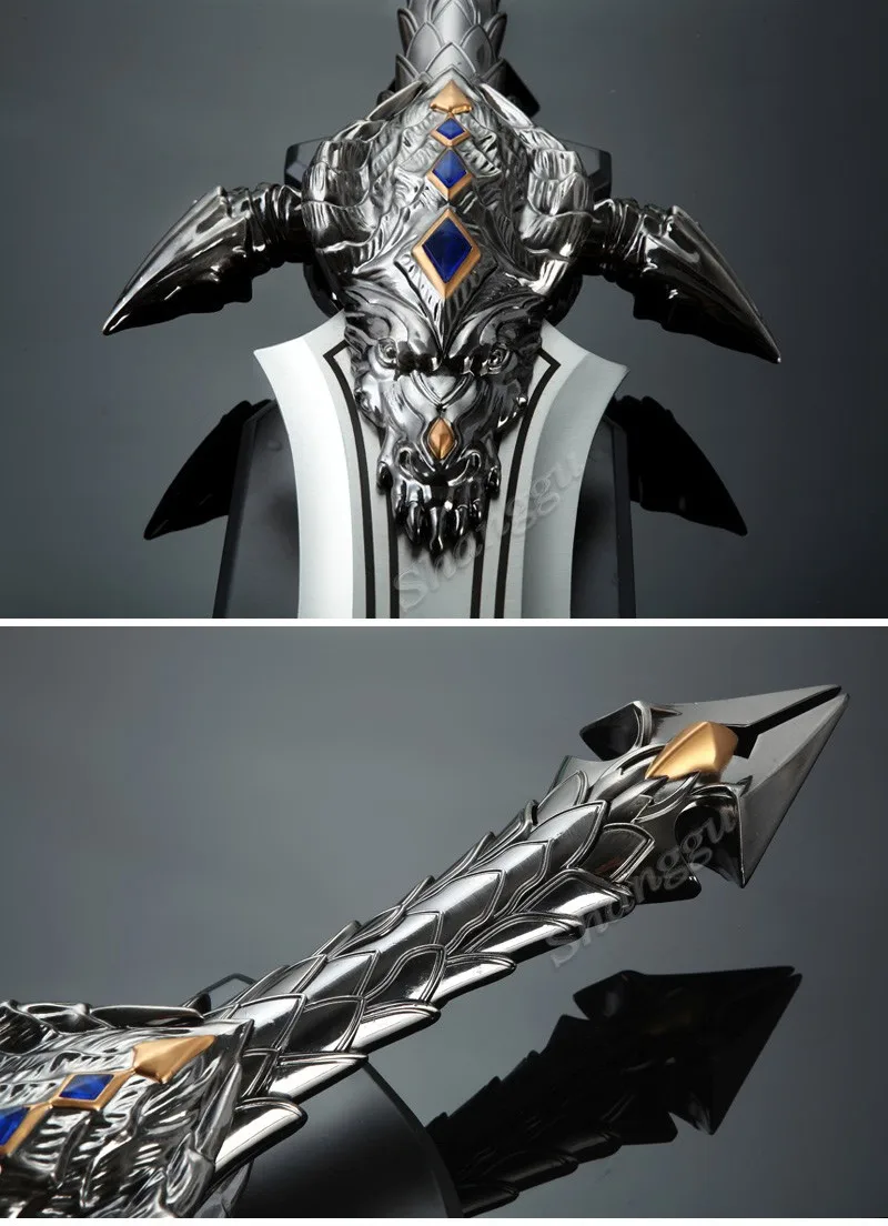 Sir Anduin Lothar Quel Zaram большой королевский меч Anduin Lothar Frostmourne игры фильмы люди SabreMetal коллекция украшений