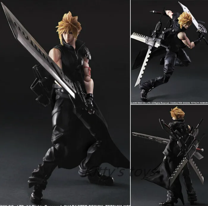 

Final Fantasy Play Arts Kai Action Figure Cloud Strife Collection Anime Model Toys Final Fantasy Playarts Kai 270MM KA0481