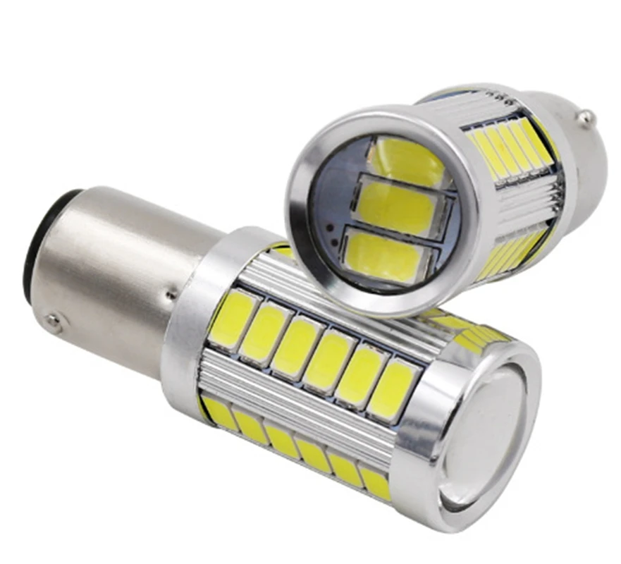 1 шт. Высокая мощность супер яркий 1156 P21W BA15S BAU15S 33 SMD 5630 светодиодный стробоскоп
