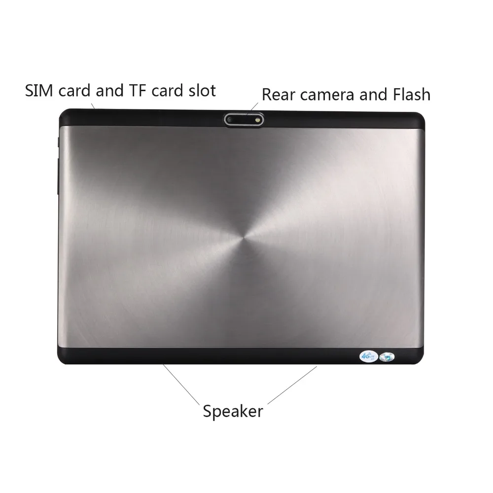 DHL Восьмиядерный планшет с 10-дюймовым экраном PC 4 Гб ram 64 Гб rom 1280*800 Две камеры Android 7,0 OS Tablet 2.5D закаленное стекло