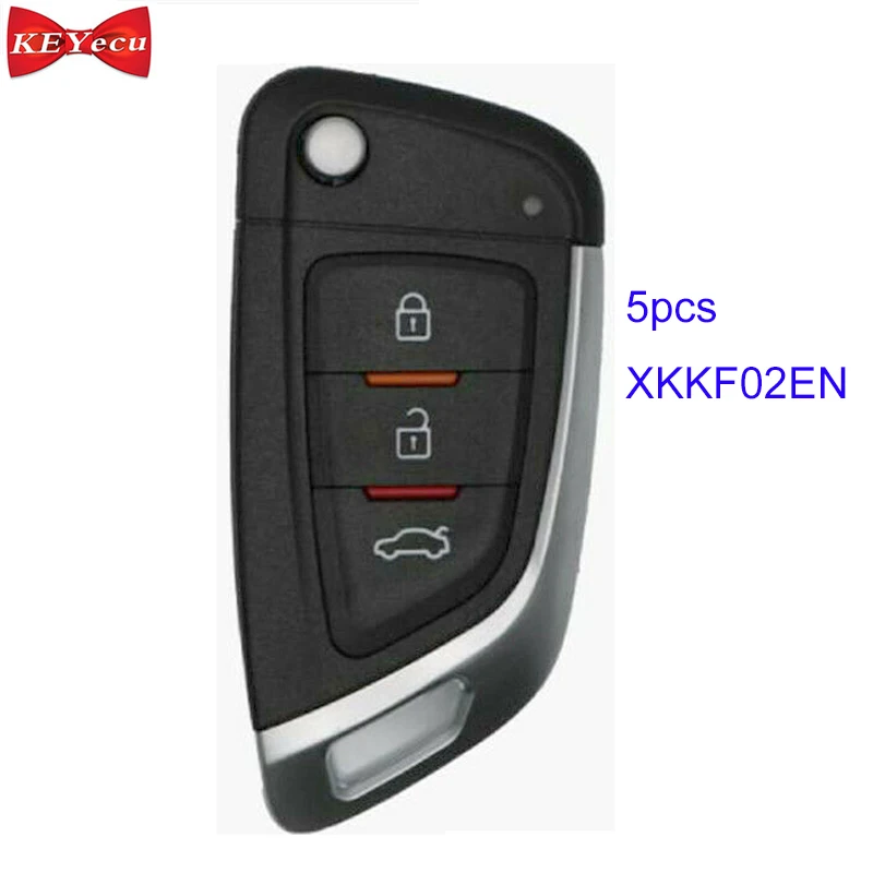 

5pcs Xhorse XKKF02EN Universal Remote Key Fob Knife Style Flip Key for VVDI Key Tool VVDI2