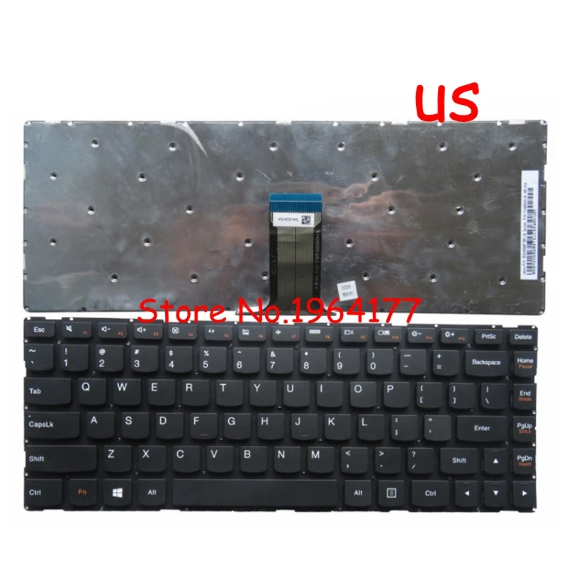 

New keyboard for Lenovo U31-70 U41-70 300S-14ISK 500S-14ISK S41-35 S41-70 S41-75 series English laptop US layout black
