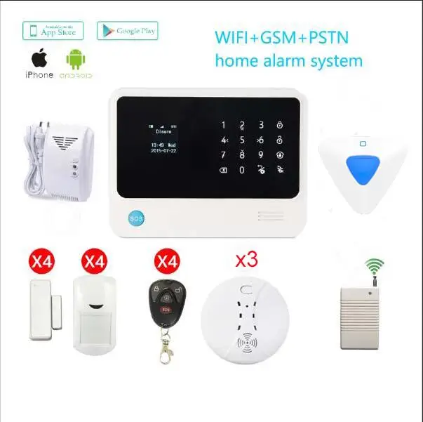 

New Product WiFi Alarm System Door gap sensor Internet GSM Alarm System Home Alarm Security