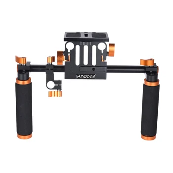 

Andoer DSLR Camera Camcorder Shoulder Rig Handheld Stabilizer Movie Film Making System for Canon Nikon D6300 D6000 Sony A7