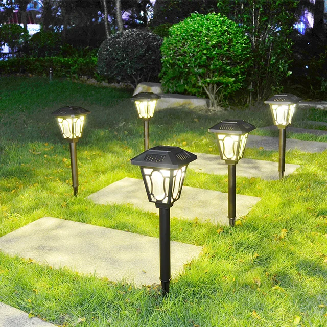 Gl Solar Path Lights Led Garden Stake Light Lawn Aluminum Lamp Gl Solar Path Lights Led Garden Stake Light Lawn Aluminum Lamp For Outdoor Landscape Yard Patio Deck Pathway Hallway Gardens
