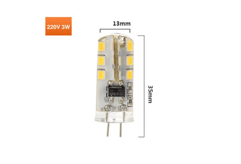 Светодиодный G4 лампа прозрачная/молочная крышка AC 220V DC 12V 3W SMD2835 СВЕТОДИОДНЫЙ светильник G4 мини ультра яркая люстра