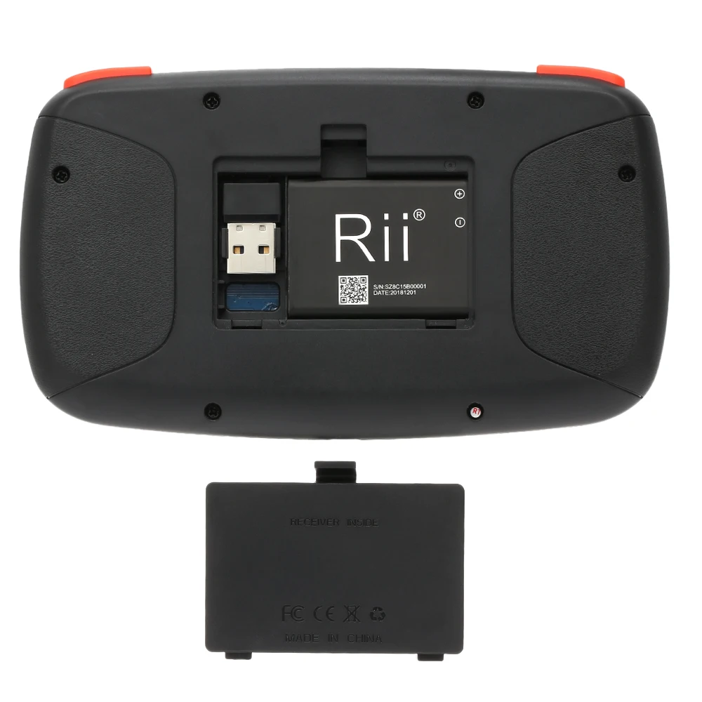  Rii i4 Mini Bluetooth Keyboard 2.4GHz Dual Modes Handheld Fingerboard Backlit Mouse Touchpad Remote