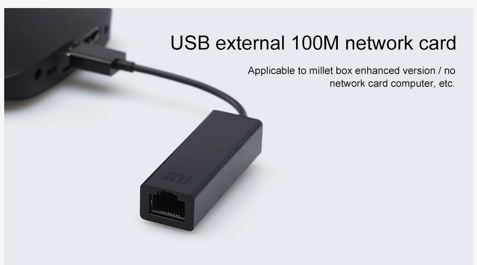 Крепление для спортивной камеры Xiao mi USB к RJ45 Ethernet карта адаптера кабеля Внешний 10/100 Мбит/с на mi коробка 3 3C 3S 4 4C SE портативных ПК Тетрадь Usb2.0