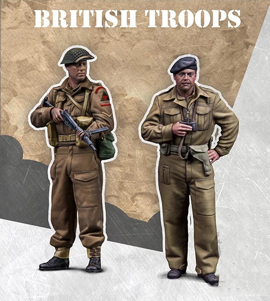 

1/35 Resin Figure Building Kit British Troops