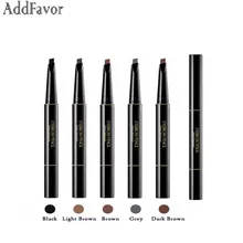 Addfavor 1 шт. 5 цветов водонепроницаемый карандаш для бровей с кисточкой, тени для бровей долговечный Макияж инструмент