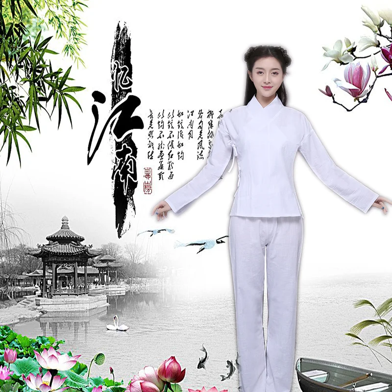 Chinese Ancient Pajamas Hanfu Suit Ladies Classical Traditional Chinese