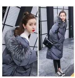 Зимнее пальто для беременных женщин, хлопковое черное пальто для беременных женщин, пальто большого размера, пальто с воротником, толстая