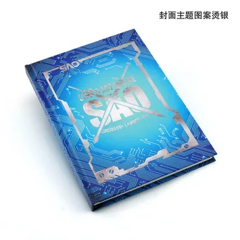

Sword Art Online notebook anime Sword Art Online SAO figure High-grade hardcover kraft paper notebook free shipping