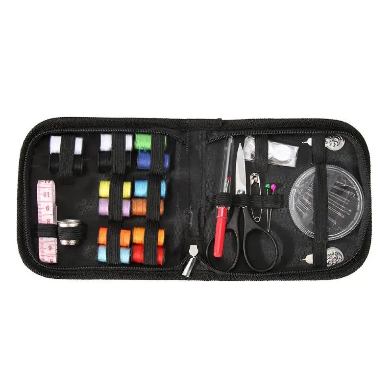 Портативная дорожная швейная коробка для шитья иглы для шитья ниток набор для шитья вышивка ремесло Домашний Органайзер швейные инструменты аксессуары - Цвет: Plastic Scissors