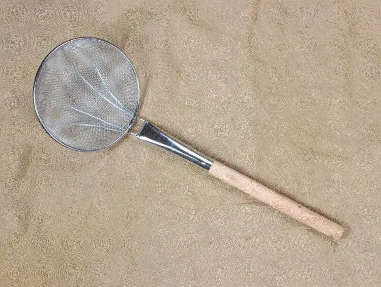 

1PC Dia 20-32cm Stainless Steel Strainer Filter Net For Noodles