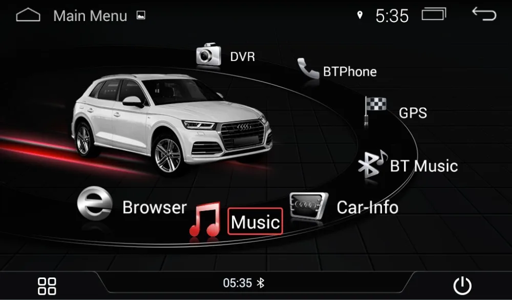 " Android автомобильный мультимедийный плеер для AUDI A4(2008- B8) Q5(2010-) Bluetooth gps навигация Wifi Германия EW980A1