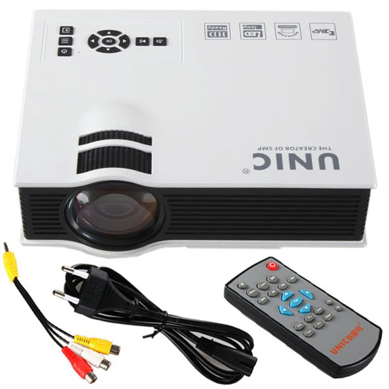 

DMY Hot Original UC40 Portable LED Projector Home Theater Multimedia Video Projector With USB SD AV HDMI Input Multimedia Beamer