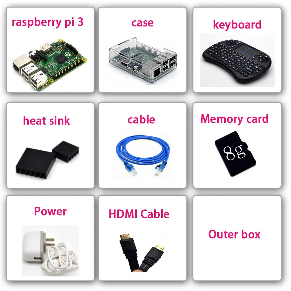 В наличии Raspberry Pi 3 в 6 раз быстрее чем PI Модель B plus с diy чехлом|Демонстрационные