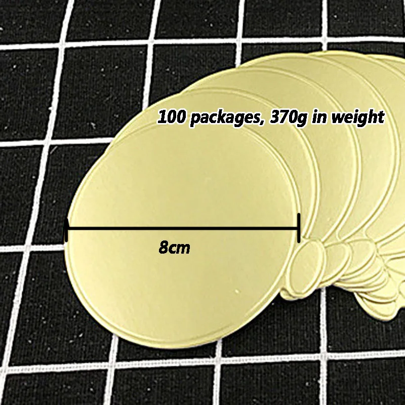 100 шт./компл. муссовый торт Панели Золотая бумага десерт из кекса показывает поднос чудодейственное, с ПВА декоративная выпечка набор инструментов - Цвет: C