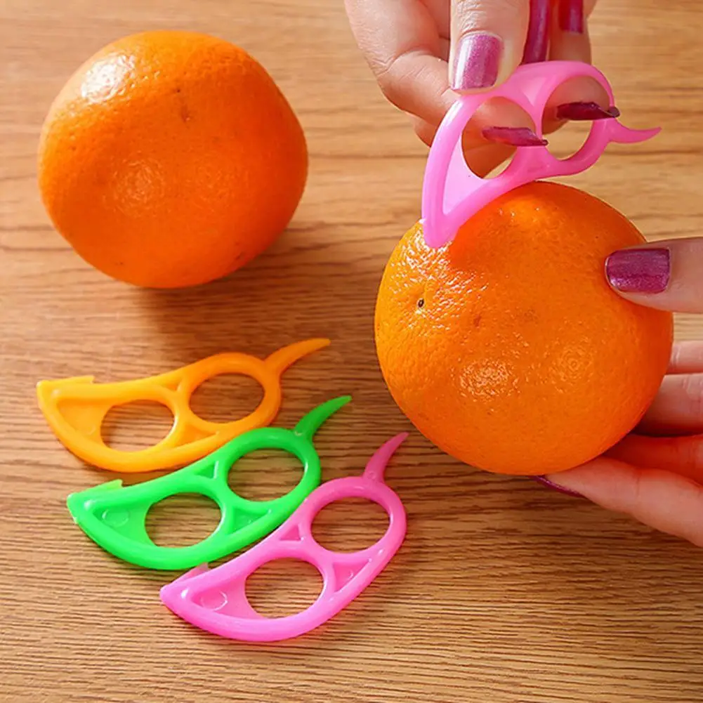 5Pcs Creative Orange Peelers Zesters Lemon Slicer Fruit Stripper Easy