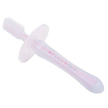 

Hot Kids Teether Training Toothbrushes Newborn Baby Food Grade Silicone Toothbrush for Infant Children Dental Oral Care