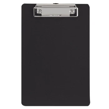 

1pc Black A4 Folder Metal Strong Clip Office Supplies Folder File Folder Frosted Writing Board Vertical Splint