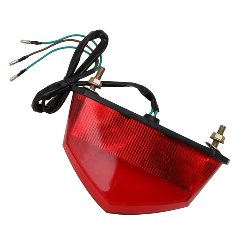 YAM Универсальный DC12V красный 10LED Мотоцикл ATV Байк тормоз Стоп бег задний светильник