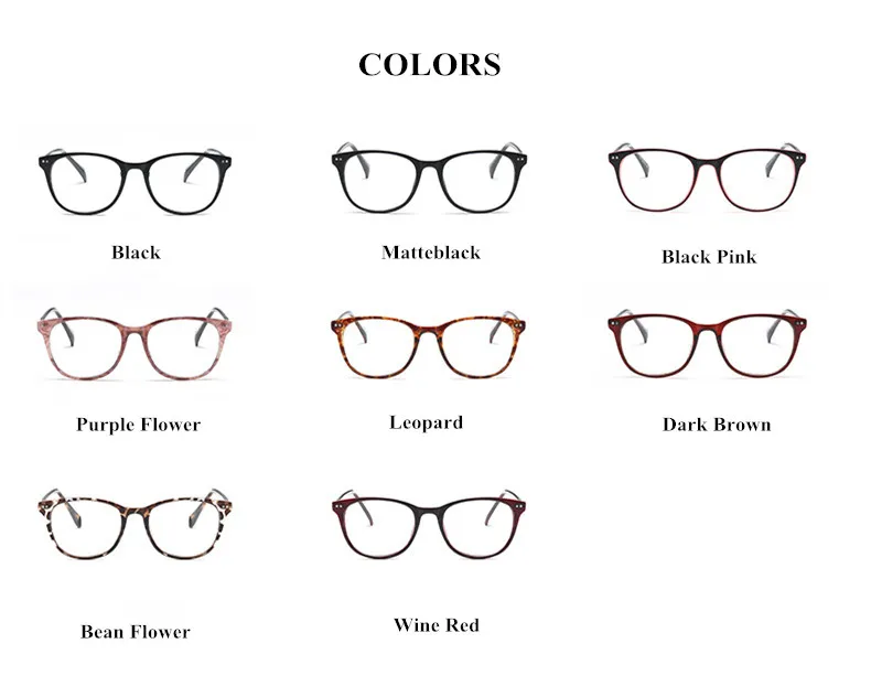 VWKTUUN Vintage Women Glasses Frame Men Black Eyeglasses Frame Retro Square Clear Lens Glasses Optical Spectacle Frame New