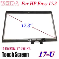 Замена сенсорного дигитайзера WEIDA 17,3 "для hp Envy X360 17-U 17-U153NR 17-U011NR 17U серии сенсорного экрана