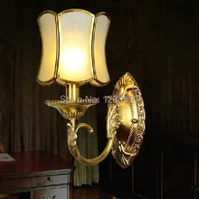 Медный светодиодный светильник с медным стеклом, светодиодный светильник 3 Вт AC85-265V