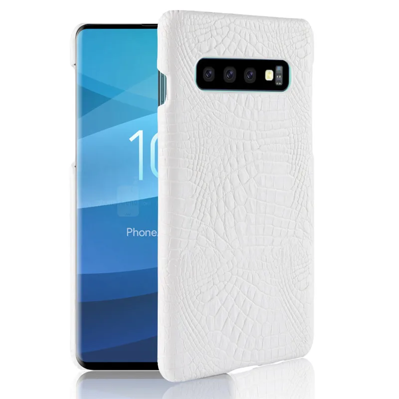 Чехол S10 Винтажный чехол из крокодиловой кожи для Samsung Galaxy Lite J4 Core жесткая задняя