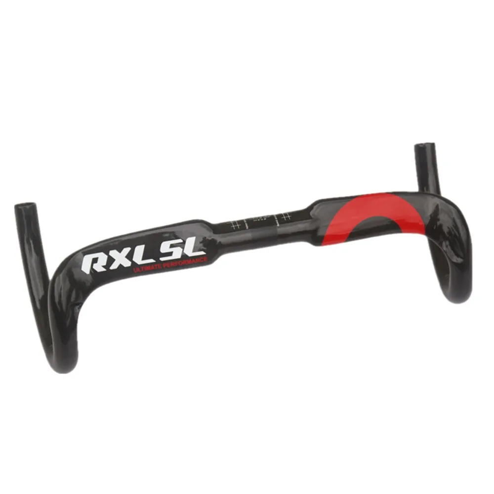 RXL SL Cycling Handlebar Road Bike 31.8 Internal Routing Winding Handle Bar 400420440mm Glossy Matte Carbon Raod Handlebar (3)