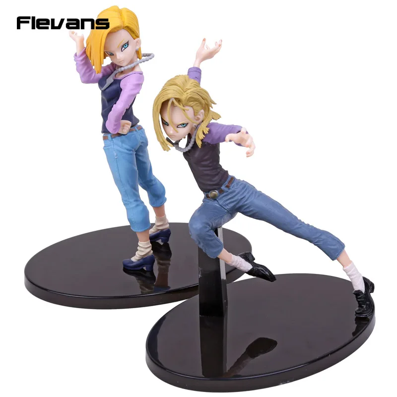 

Anime Dragon Ball Z Scultures BIG Android NO.18 PVC Figure Collectible Model Toy 2 Styles