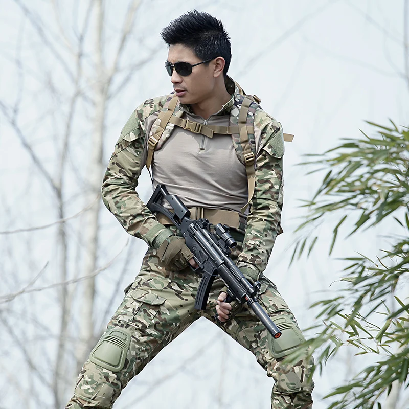 Hunting Clothes Tactical Gear Softshell Camouflage Suit Outdoors Jacket