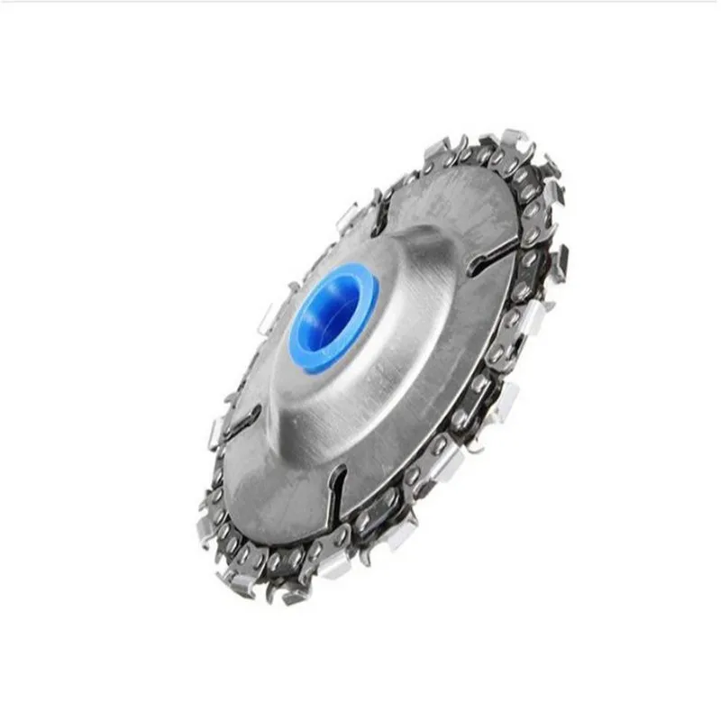 router woodworking Wood Carving Disc Angle Grinding Chain Angle Grinding with 4" 22 Tooth Chain Plate Woodworking Chain Saw Disk Cutting Sheet wood pellet machine for sale