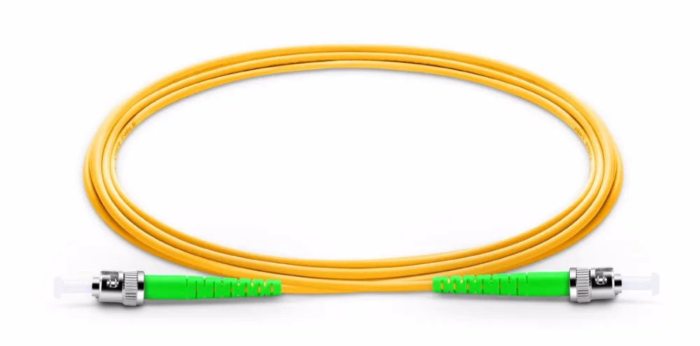 FirstFiber 15m ST APC to G657A волоконный патч-кабель перемычка патч-корд Simplex 2 0 мм ПВХ OS2 SM