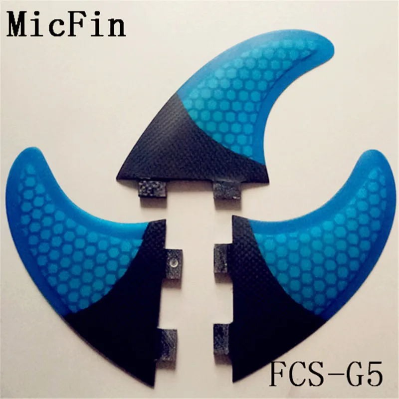 2018FCS G5 Fin Surf Стекловолоконные соты углерода плавники Quilhas tri/комплект среднего размера pranchas прибой FCS плавники для доски для серфинга