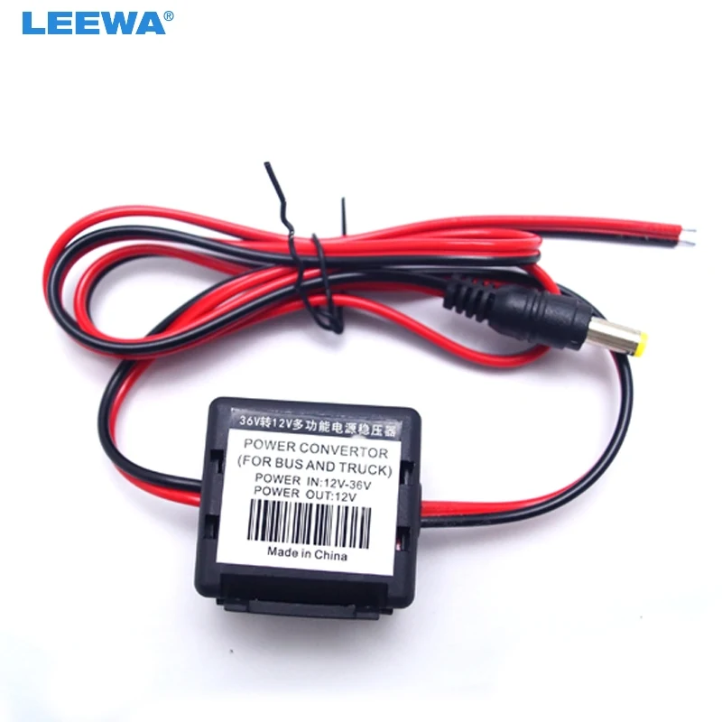 

LEEWA 50pcs 12V T0 36V Car Stereo Power Supply Noise Filter Remove For LED Light or Monitor #CA2520
