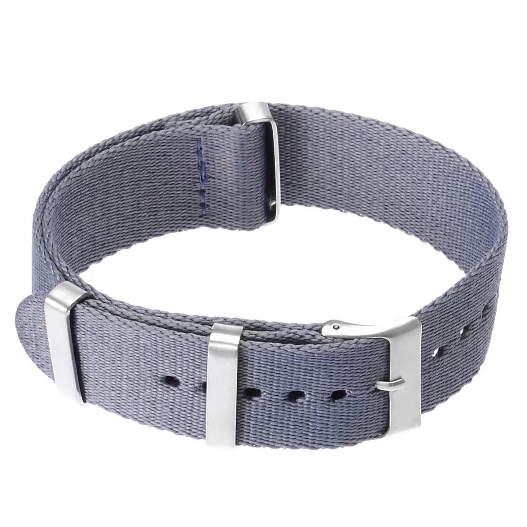 Shellhard Causal 22mm Fashion Military Nylon Wrist Watch Band Unisex 8 Colors Nylon Watch Straps Replacement Belt For Watches