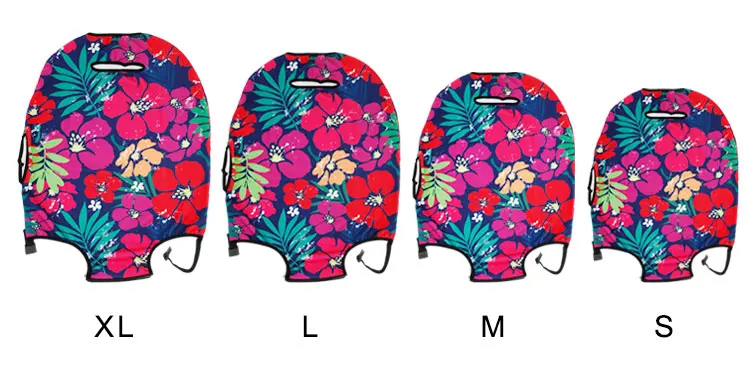 Новые эластичные Чемодан обложка Цветы тележка чемодан Для женщин студент защиты пыли сумка для путешествий аксессуары поставок Товары