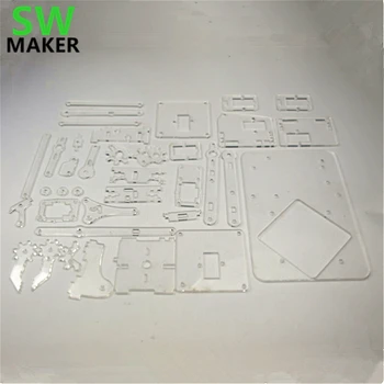 

SWMAKER DIY MeArm - Your Robot - v1.0 laser cut acrylic robot arm plate kit/set 3mm thickness