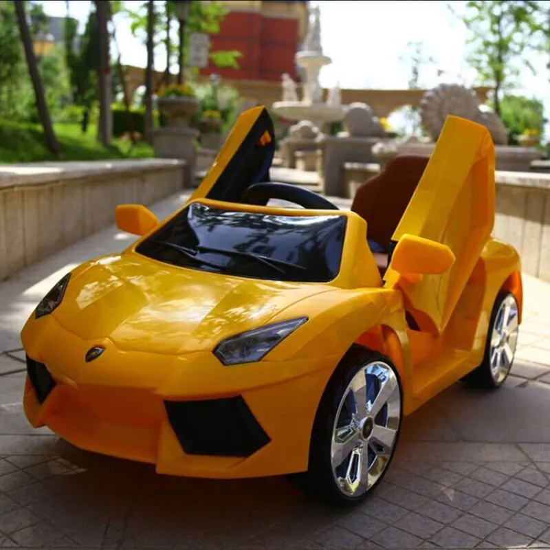 Детский Электрический игрушечный автомобиль для детей, четыре колеса, пульт дистанционного управления, Bluetooth, флеш-музыка, перезаряжаемая езда на радиоуправлении, автомобиль От 1 до 5 лет