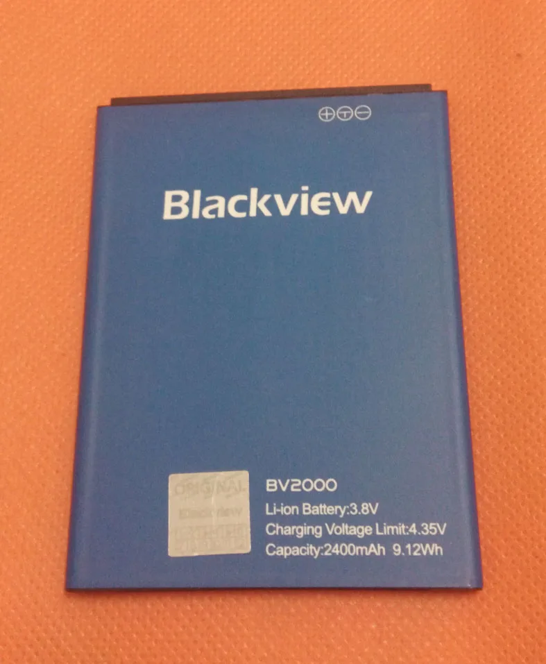 Оригинальный аккумулятор 2400 мАч Аккумулятор Batterij Bateria для Blackview BV2000 4G LTE MTK6735 5