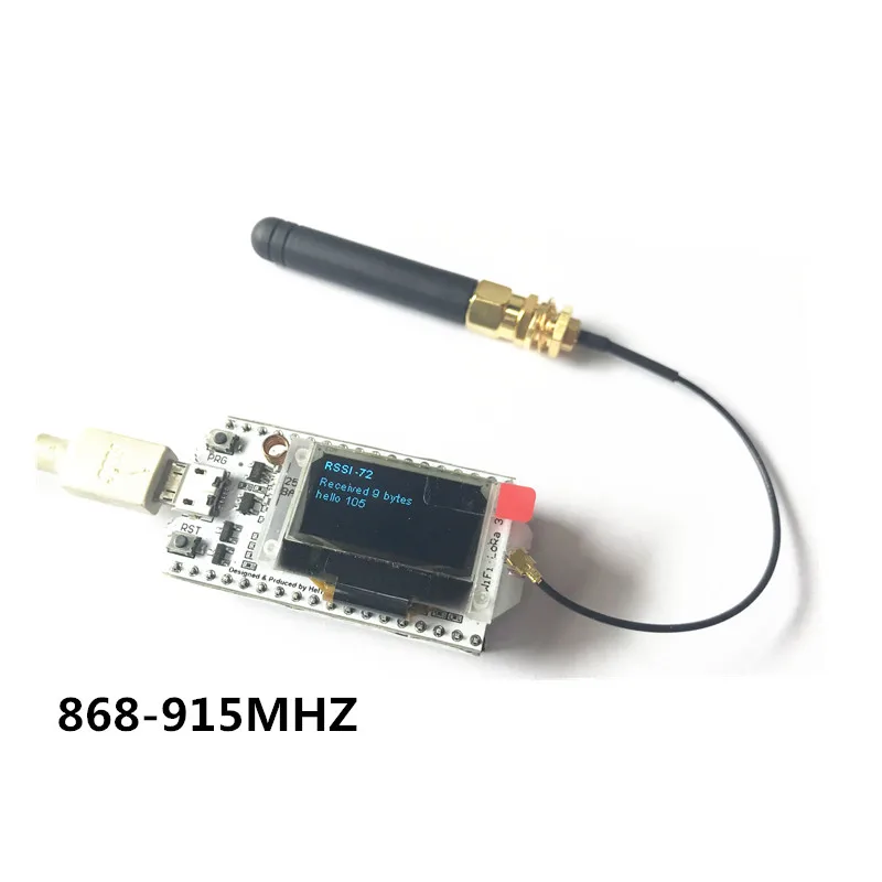 2 шт 868 МГц-915 МГц SX1276 ESP32 LoRa 0,96 дюймовый синий oled-дисплей Bluetooth wifi Lora Kit 32 V2 макетная плата для Arduino