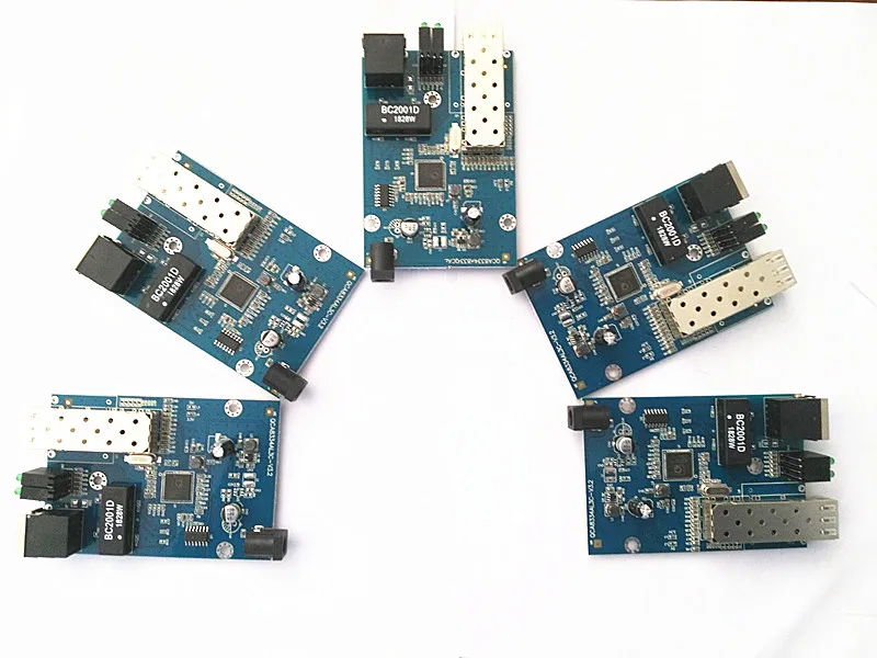 5pcs/lot SFP Gigabit Fiber Optical Media Converter Board SFP 1000Mbps