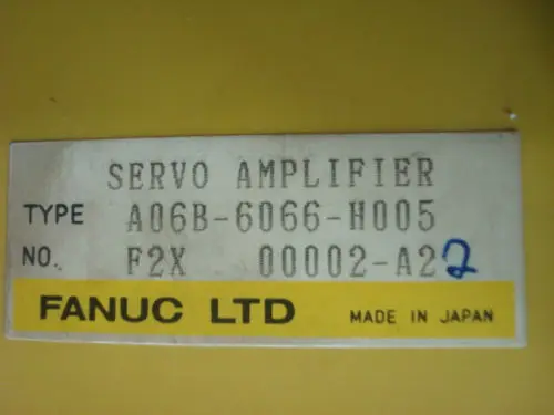 FANUC servo drive amplifier CNC Control amp A06B-6066-H005 FANUC servo drive amplifier CNC Control amp A06B-6066-H005